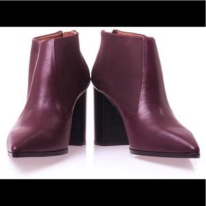 See by Chloe Purple Leather Bootie